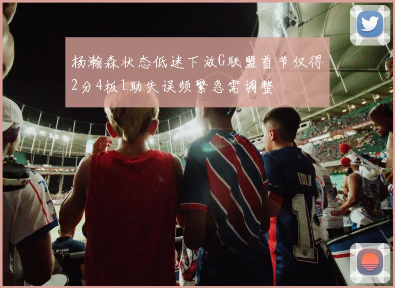 杨瀚森状态低迷下放G联盟首节仅得2分4板1助失误频繁急需调整